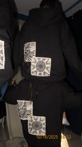 Black Zentangle Hoodie