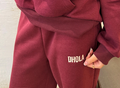 Burgundy Zentangle Sweatpants